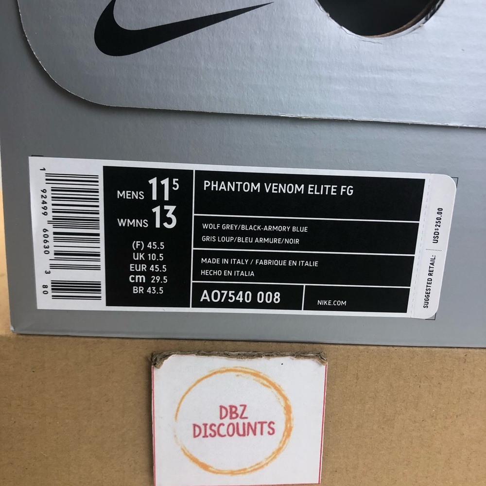 Nike Phantom Venom Elite FG AO7540-008 Cleats 11.5 - Picture 8 of 8